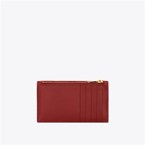 CASSANDRE MATELASSÉ FRAGMENTS FLAP CARD CASE .